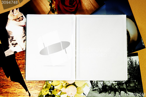 Image of Photo Album with copy space