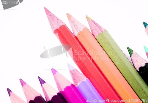 Image of Close-up pencil.