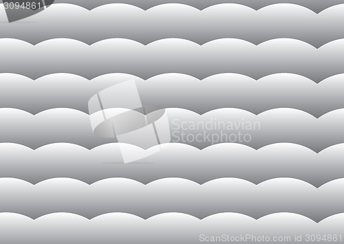 Image of Vector seamless background. Gray gradient wave