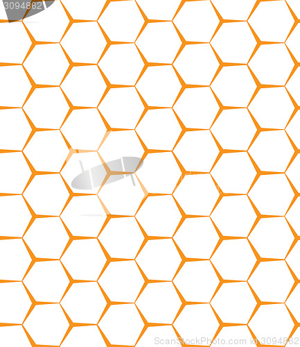 Image of Vector seamless background. Backdrop. Empty honeycomb