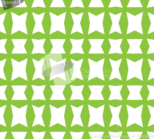 Image of Vector seamless background. Green grid