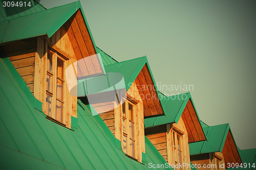 Image of Architecture, Fragment of Green Mansard