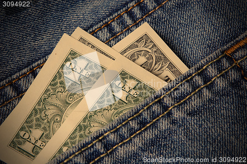 Image of dollars in Pocket