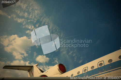 Image of Vintage Elderly Plane