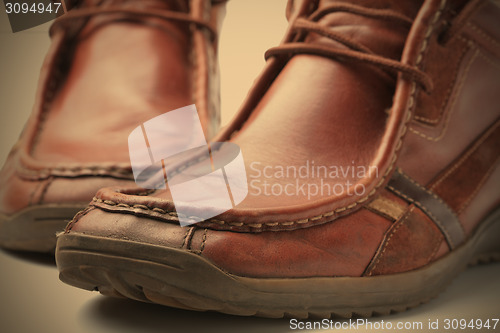 Image of old stylish loafer