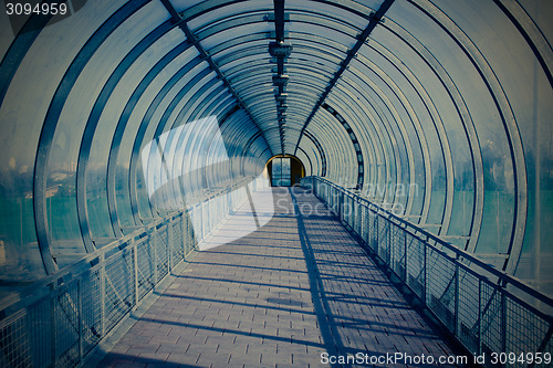 Image of blue tunnel