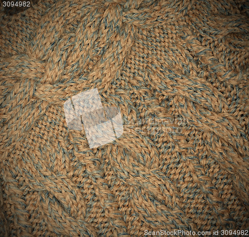 Image of beautiful piece of knitting