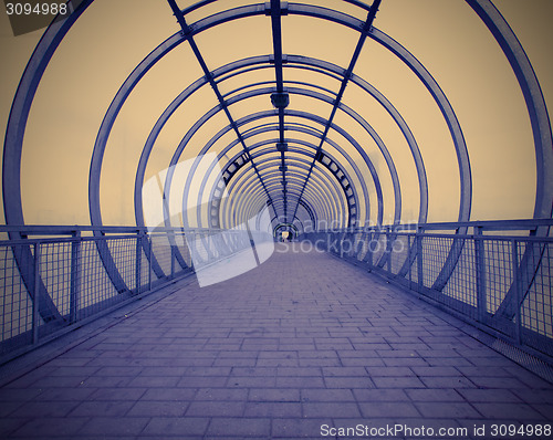 Image of blue corridor