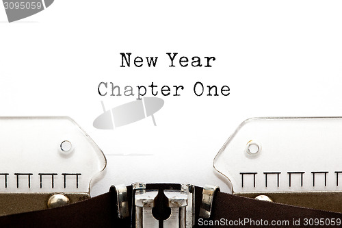 Image of New Year Chapter One Typewriter