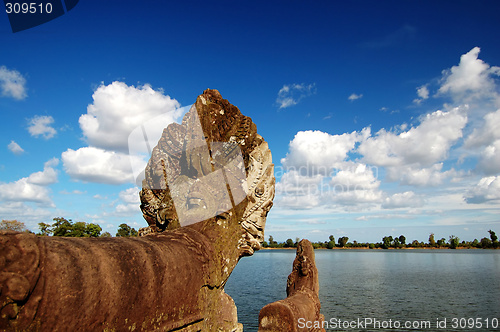 Image of Naga head at the royal bath