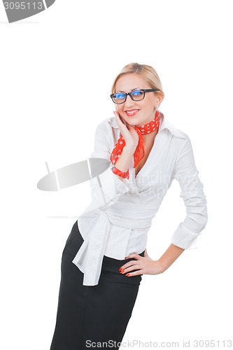 Image of Smiling Business Woman