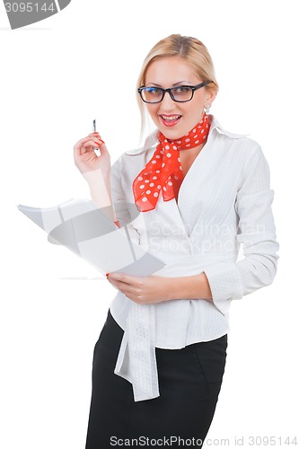 Image of Smiling Business Woman
