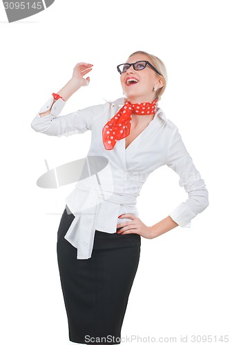 Image of Happy Business Woman