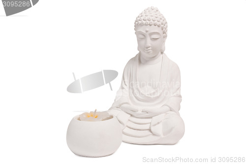 Image of White Buddha