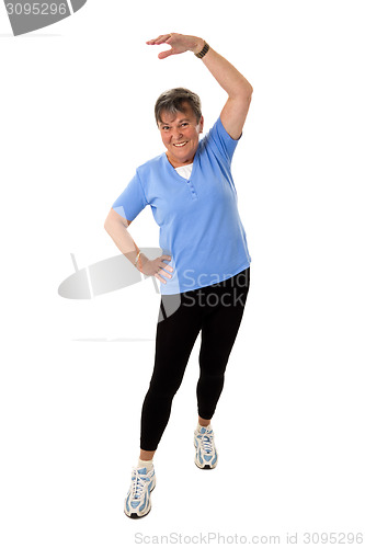Image of Senior woman exercising