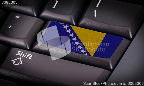 Image of Flag on keyboard