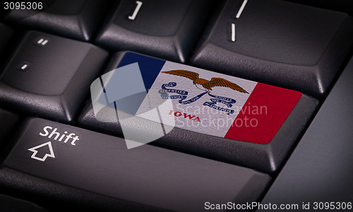 Image of Flag on keyboard