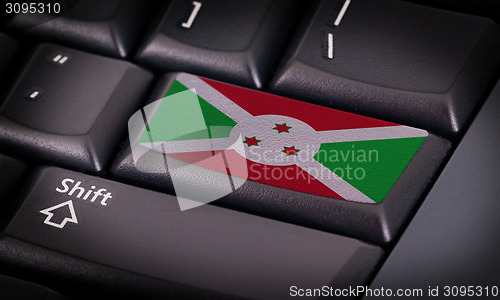 Image of Flag on keyboard