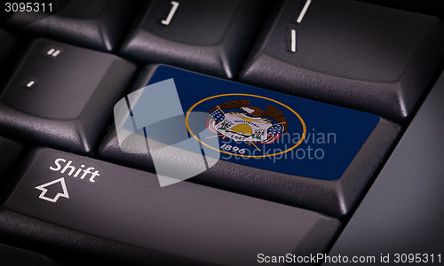 Image of Flag on keyboard