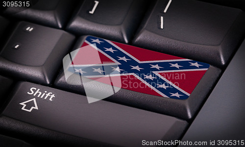 Image of Flag on keyboard