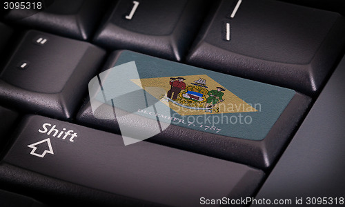 Image of Flag on keyboard