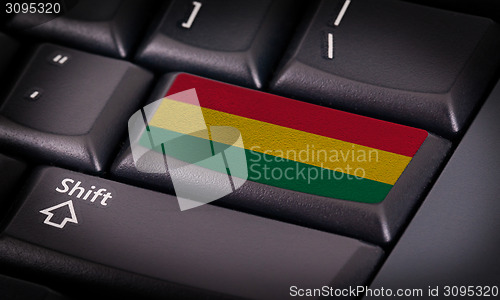 Image of Flag on keyboard