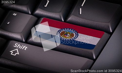 Image of Flag on keyboard