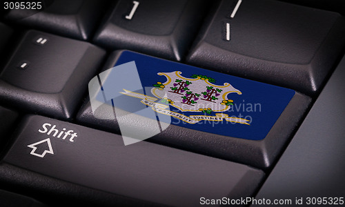 Image of Flag on keyboard