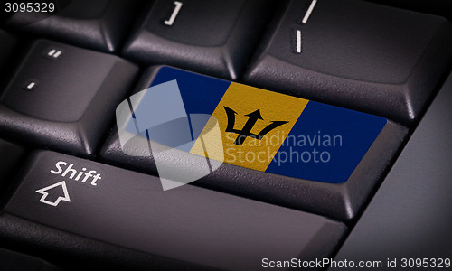 Image of Flag on keyboard