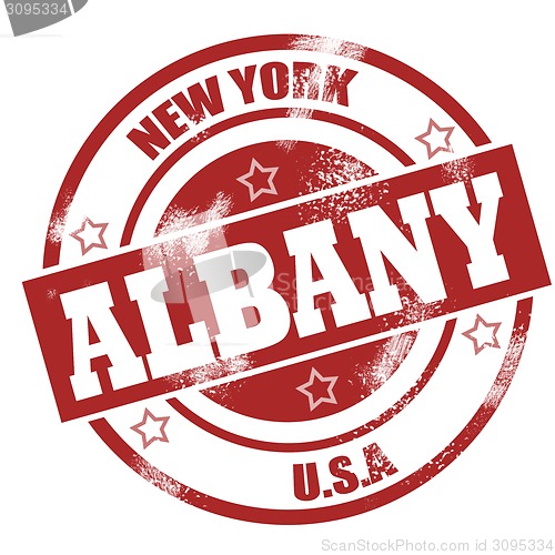 Image of Albany stamp