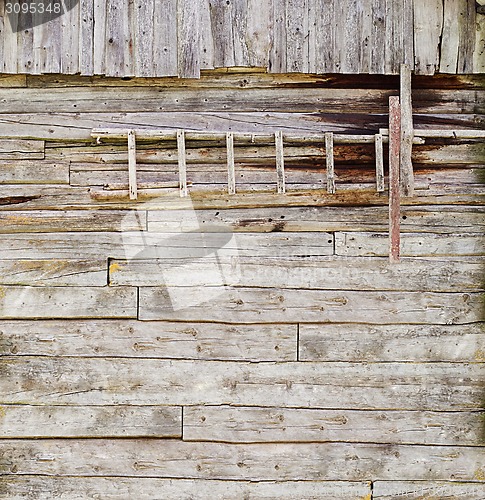 Image of wooden ladder