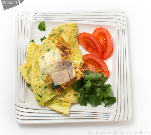 Image of Potato frittata from above