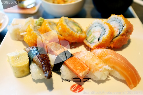 Image of Japanese sushi 