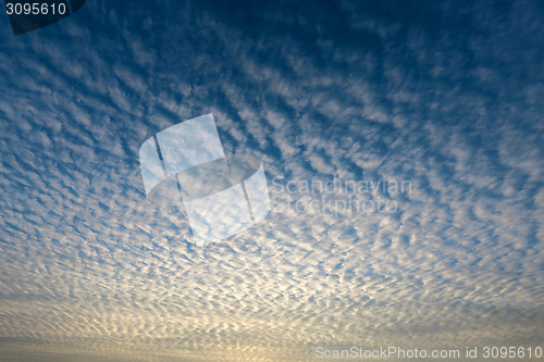 Image of Beautiful evening sunset 