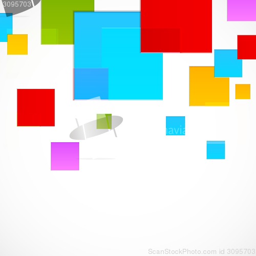 Image of Abstract colorful squares