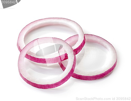 Image of red onion slices