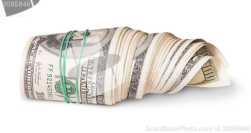 Image of In front roll of money on the side