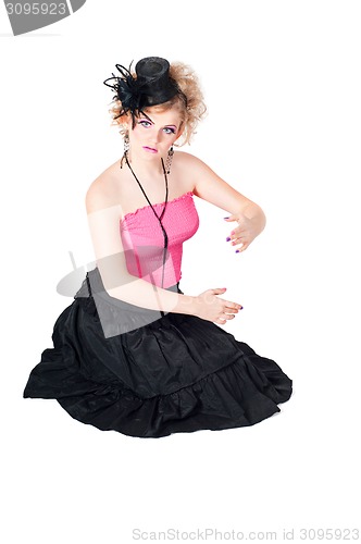 Image of Lady playing a doll character