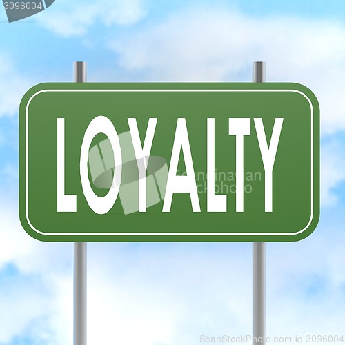 Image of Loyalty road sign