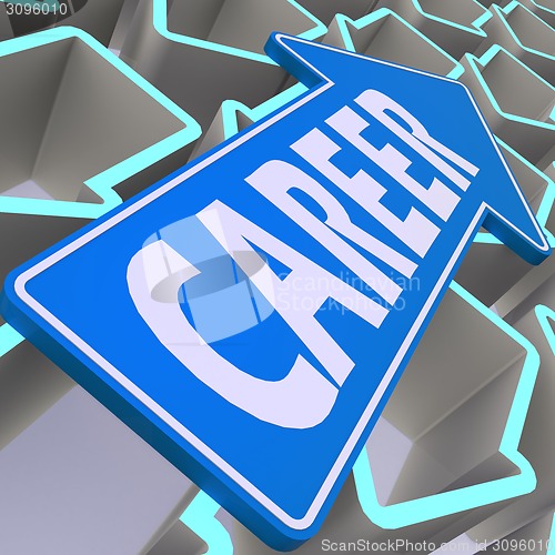 Image of Career blue arrow