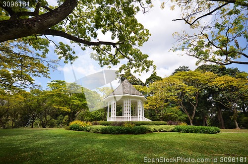 Image of The Bandstand in Singapore Botanic Gardens.