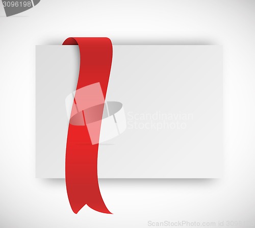 Image of Card with ribbon