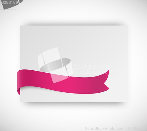 Image of Card with ribbon