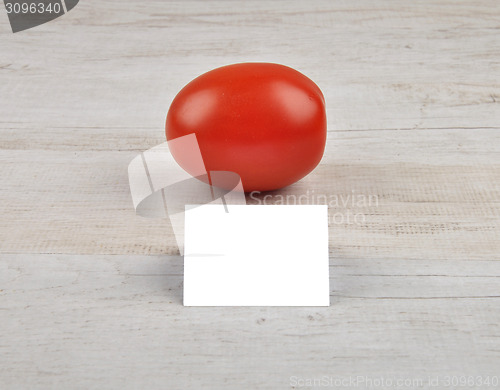 Image of Tomato and card
