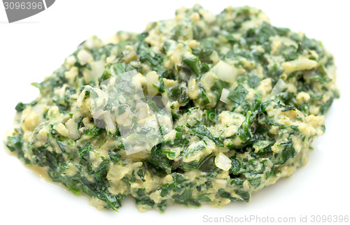 Image of Scrambled egg with spinach