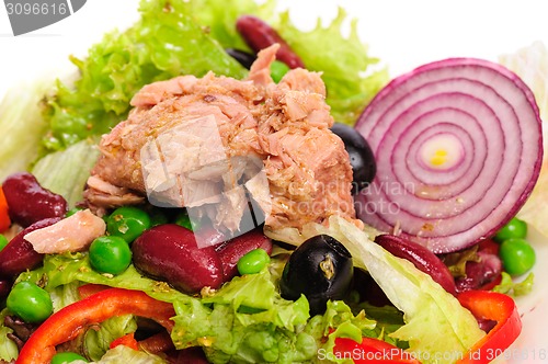 Image of Tuna and vegetable salad
