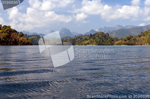 Image of Cheow Lan Lake or Rajjaprabha Dam Reservoir, Thailand