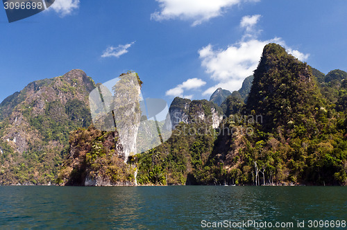 Image of Cheow Lan Lake or Rajjaprabha Dam Reservoir, Thailand