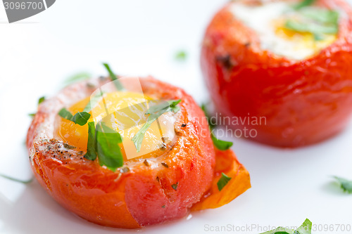 Image of Eggs with tomatoes italian style