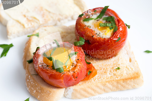 Image of Eggs with tomatoes
